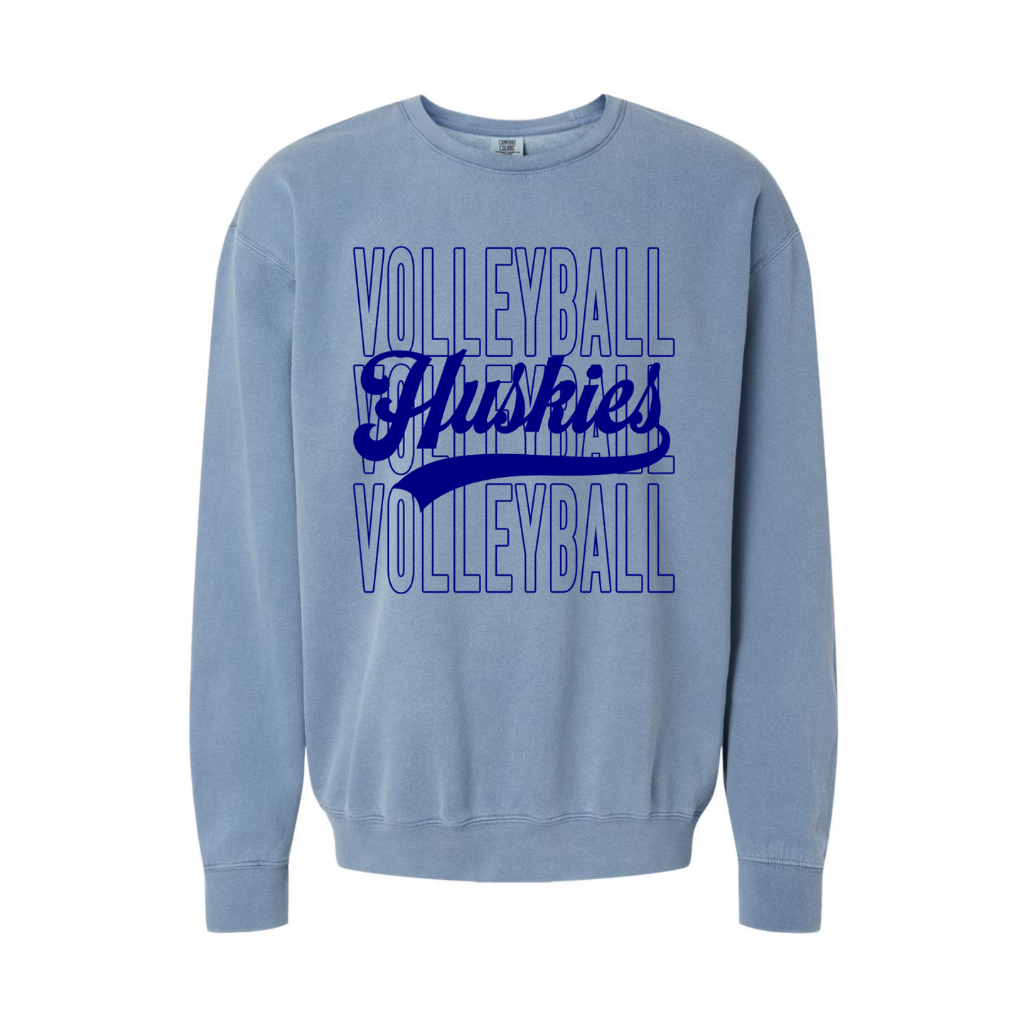 Huskies Volleyball - Comfort Colors Crewneck