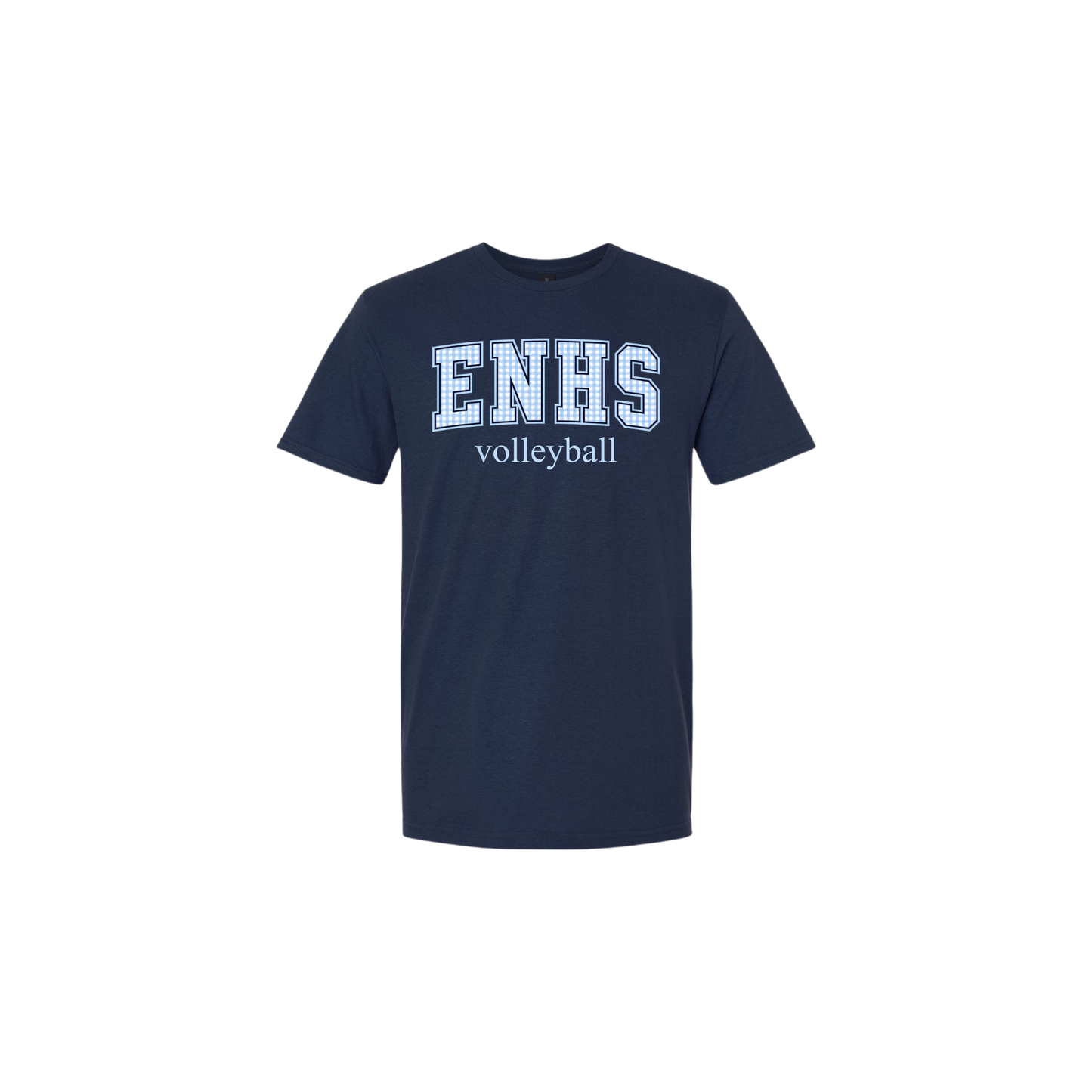 Short Sleeve Blue Checkered