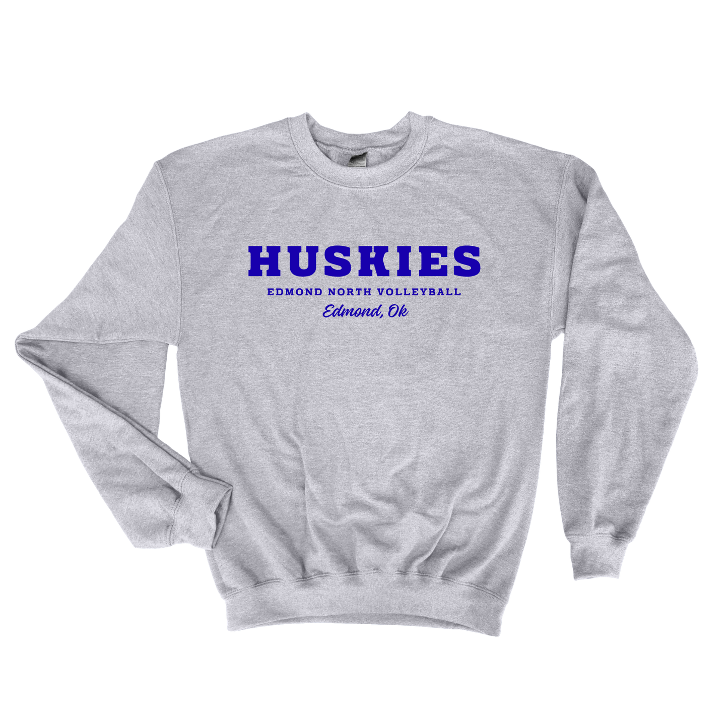 Huskies - Grey Sweatshirt Crewneck