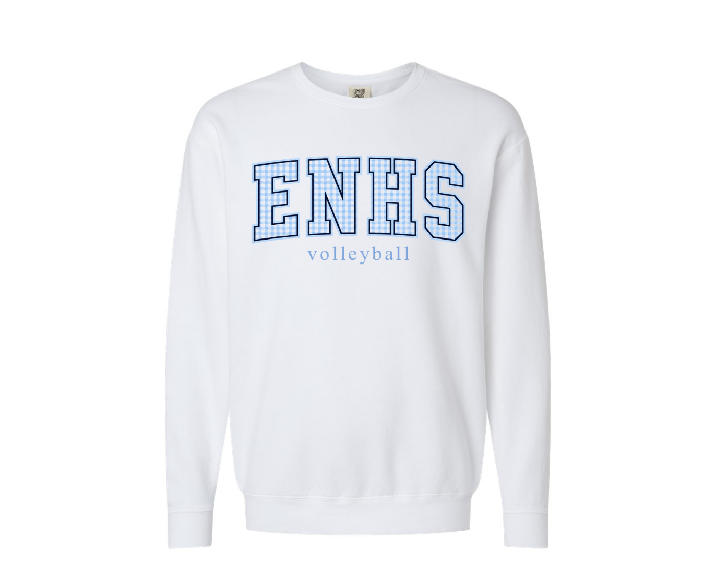 ENHS Gingham - Crewneck Sweatshirt